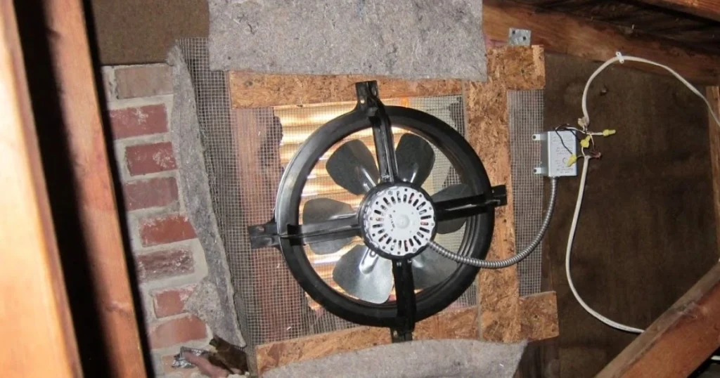 attic fan replacement cost