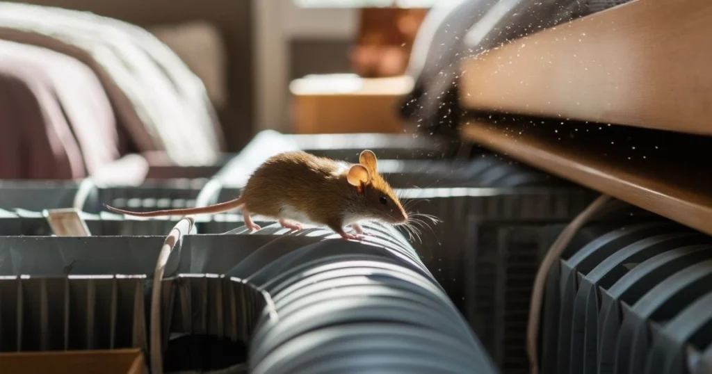 mice in heater vents