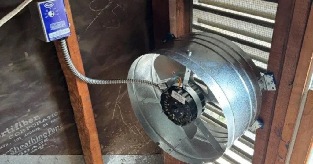 attic fan replacement cost