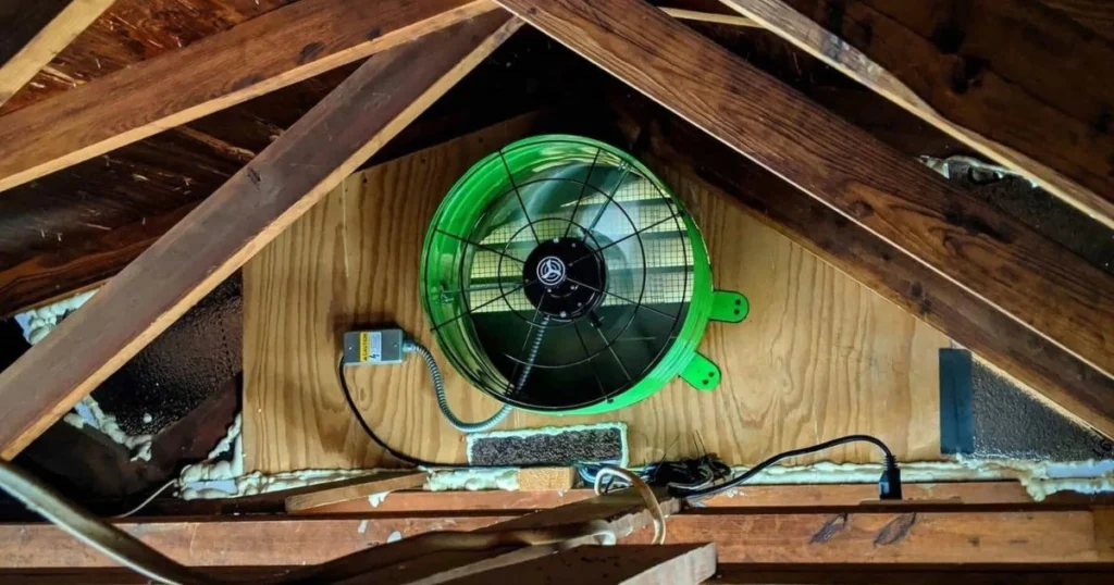 attic fan replacement cost