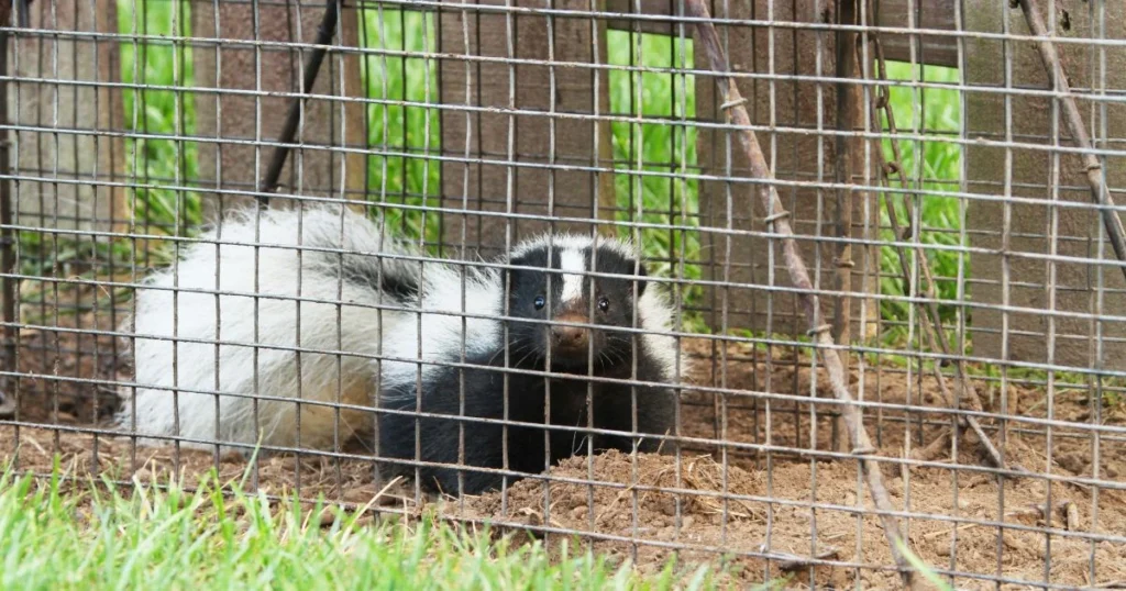 what to do if you see a skunk