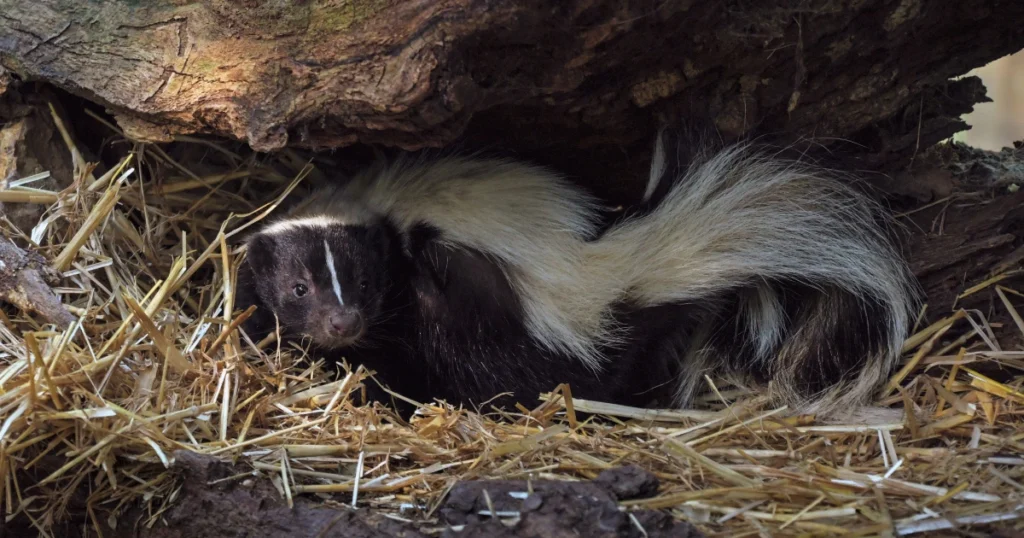 Striped Skunk Spray