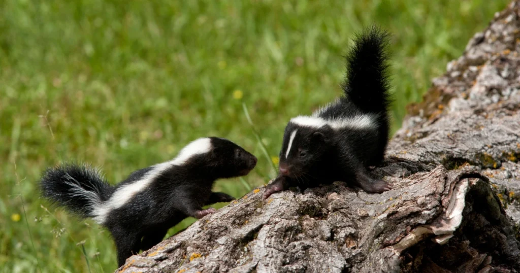 Striped Skunk Spray Texas