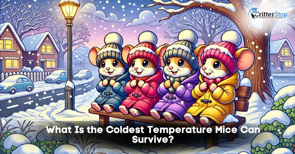 what is the coldest temperature mice can survive