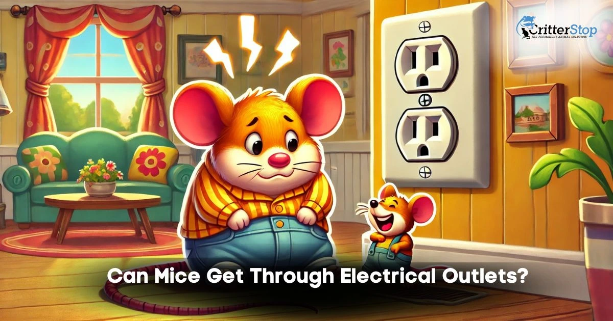 can mice get through electrical outlets