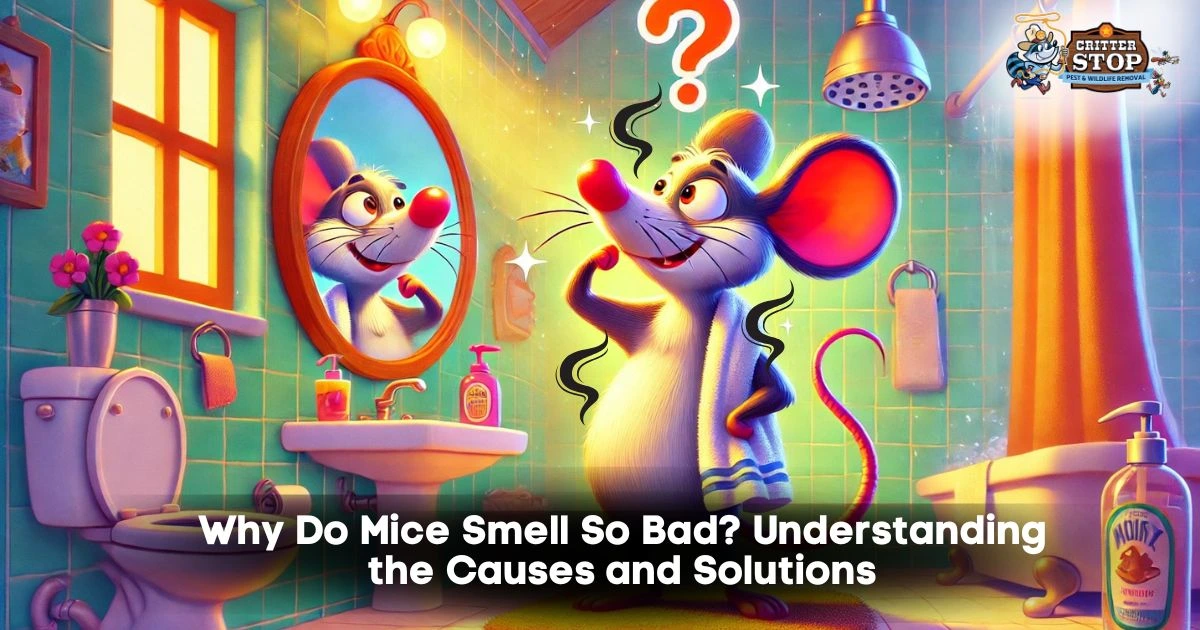 why do mice smell so bad