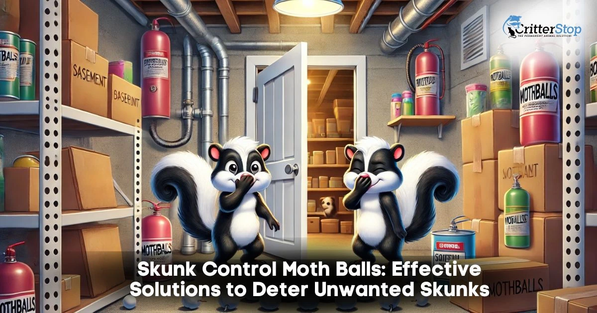 skunk control moth balls