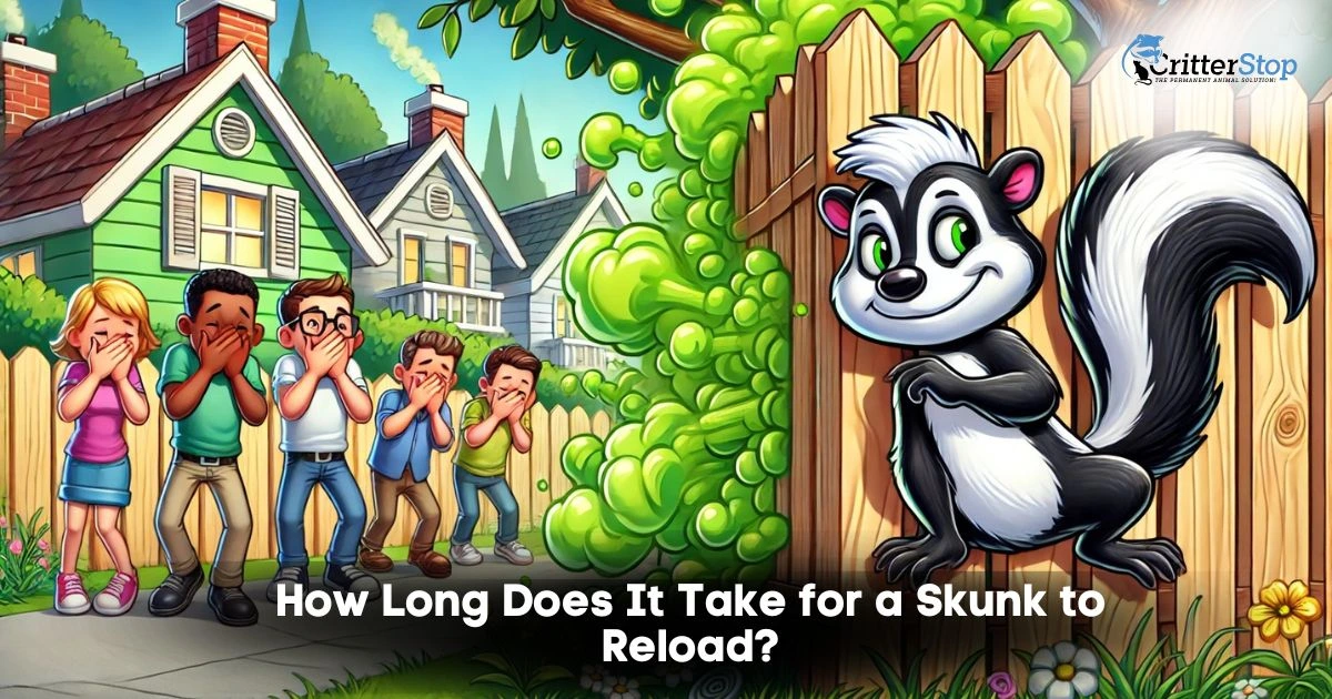 how long does it take for a skunk to reload