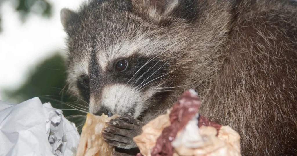 what does raccoon eat in the wild