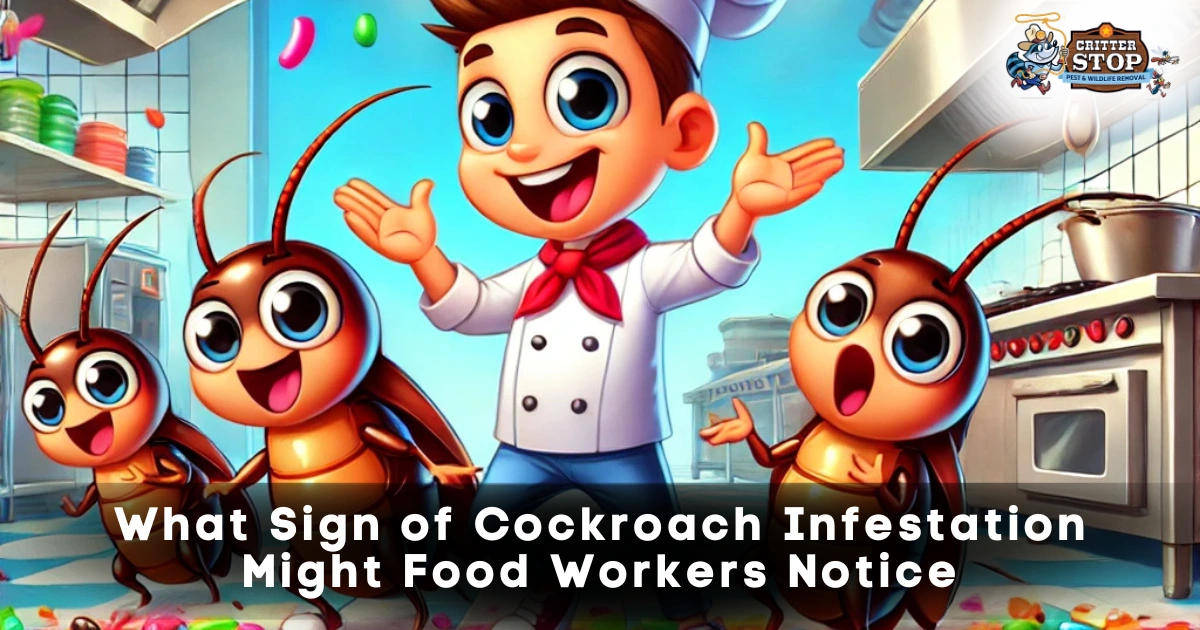 What Sign of Cockroach Infestation Might Food Workers Notice