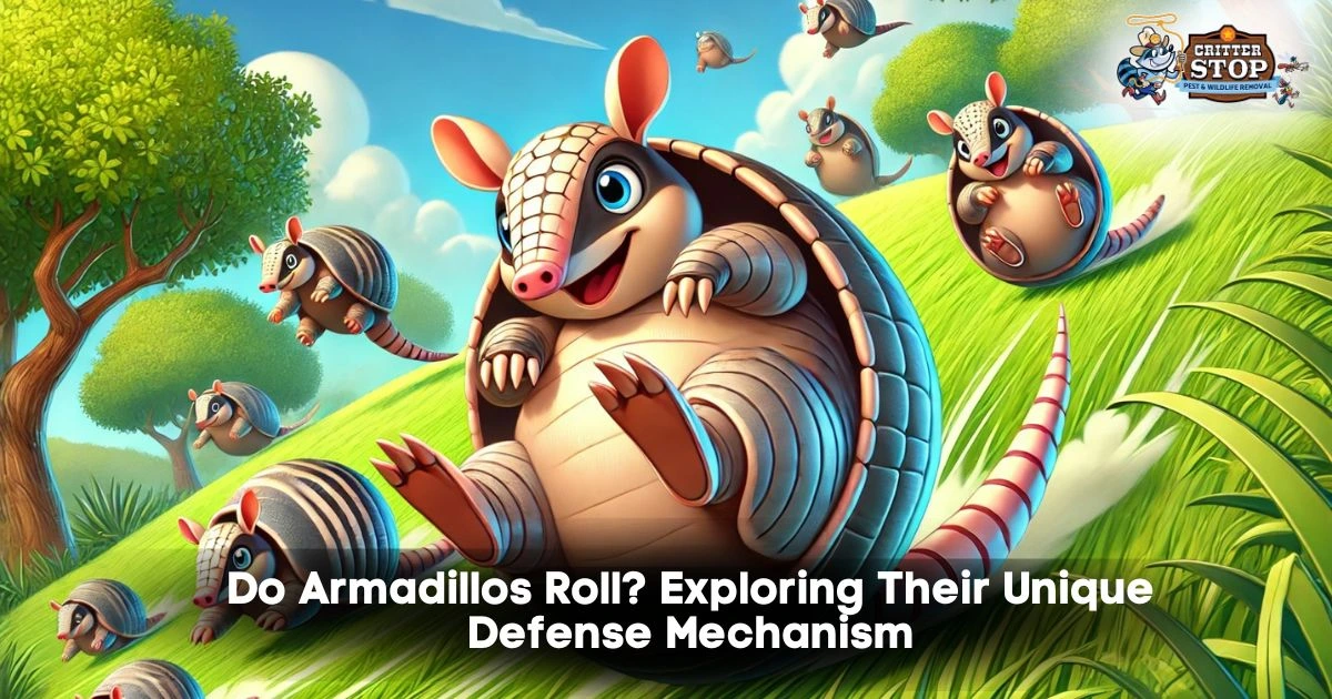 do armadillos roll