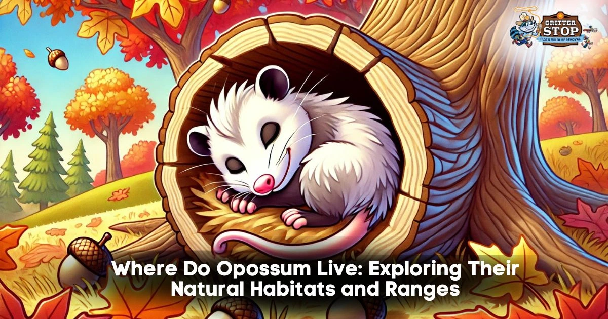 where do opossum live