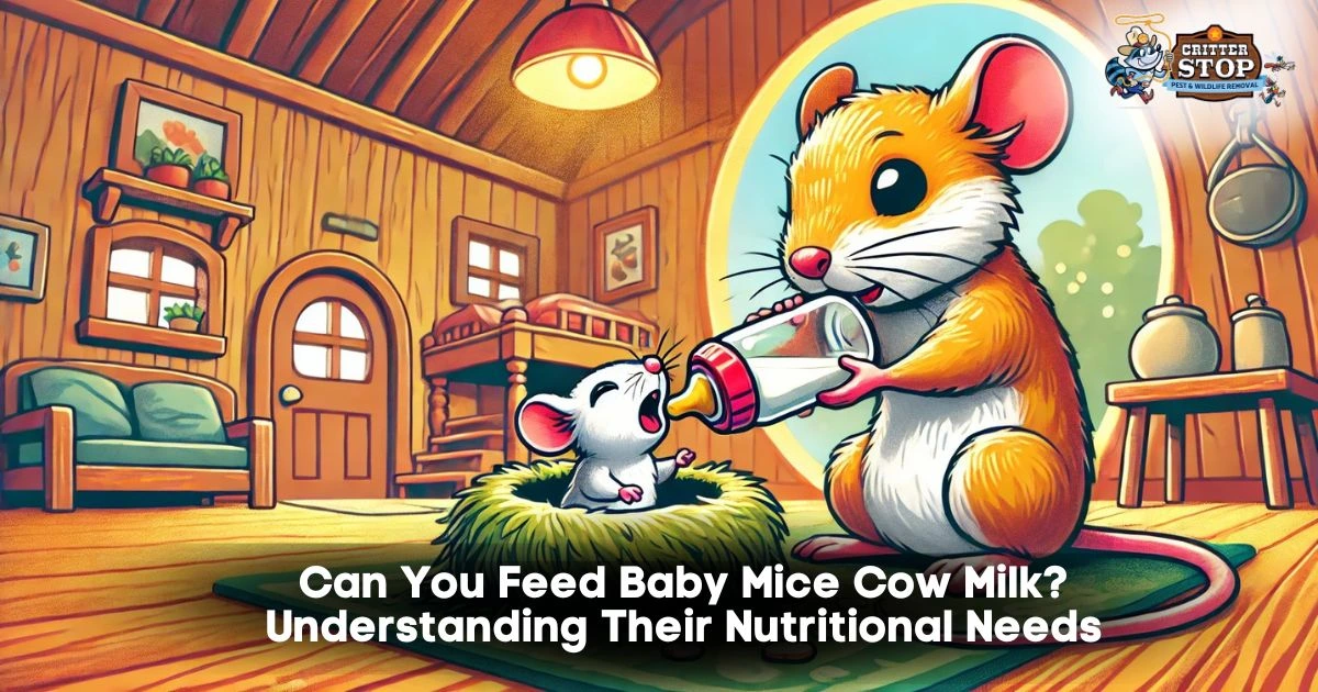 can you feed baby mice cow milk