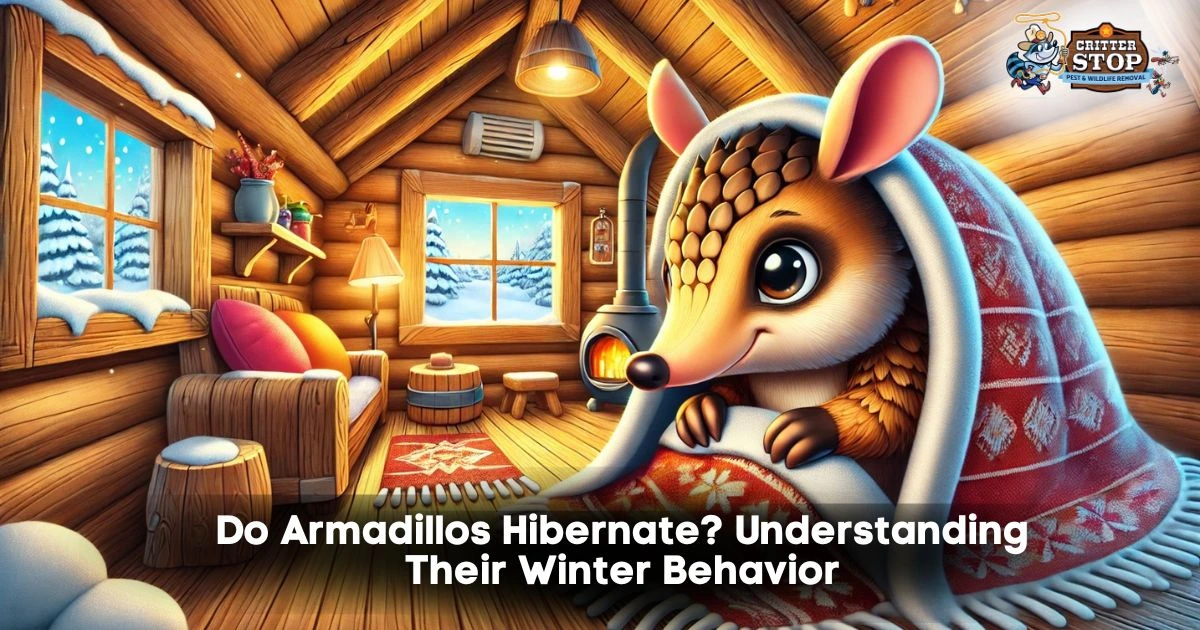 do armadillos hibernate