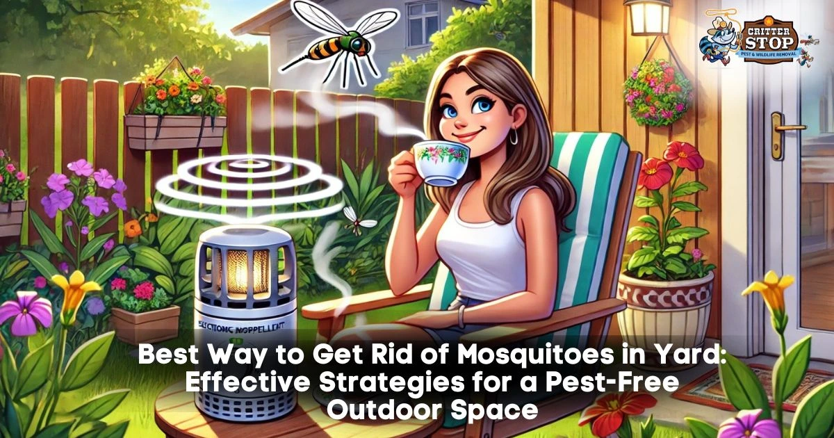 best way to get rid of mosquitoes in yard