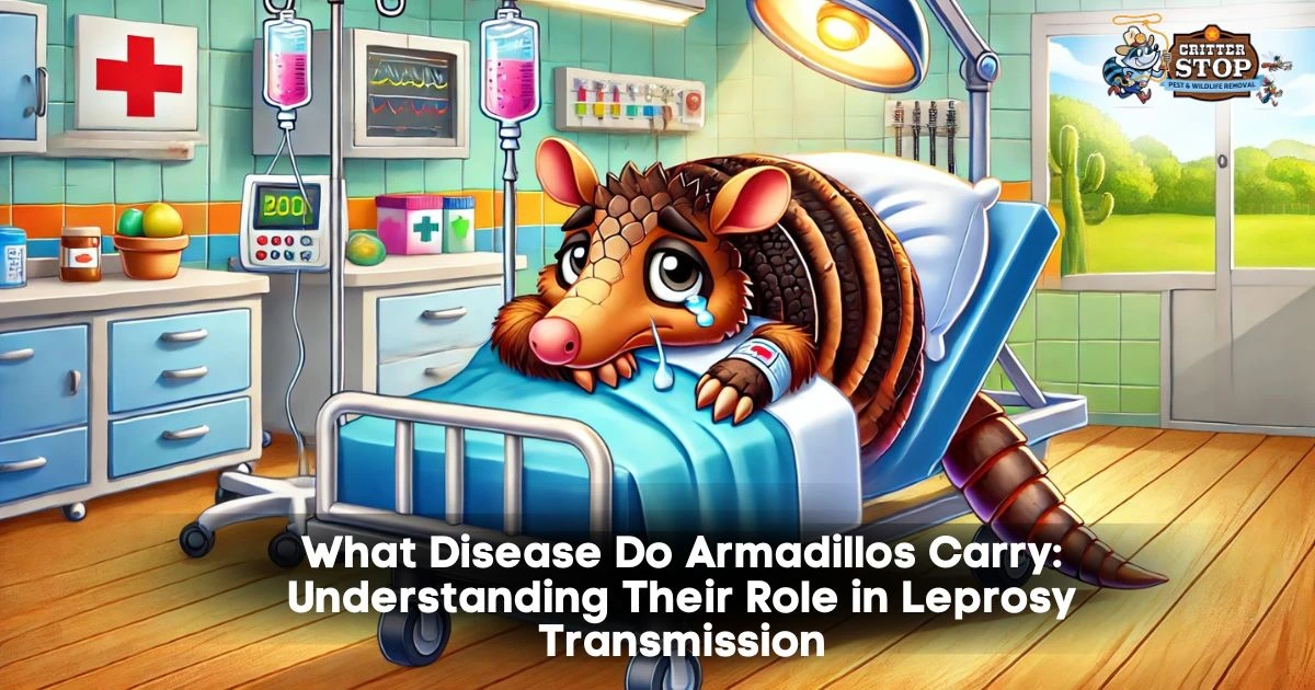 what disease do armadillos carry