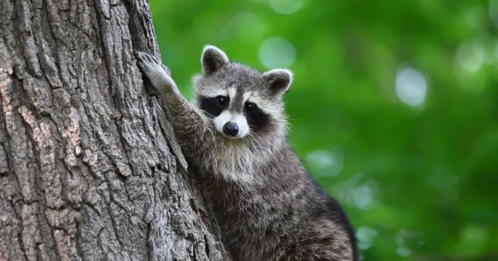 what do a raccoon look like