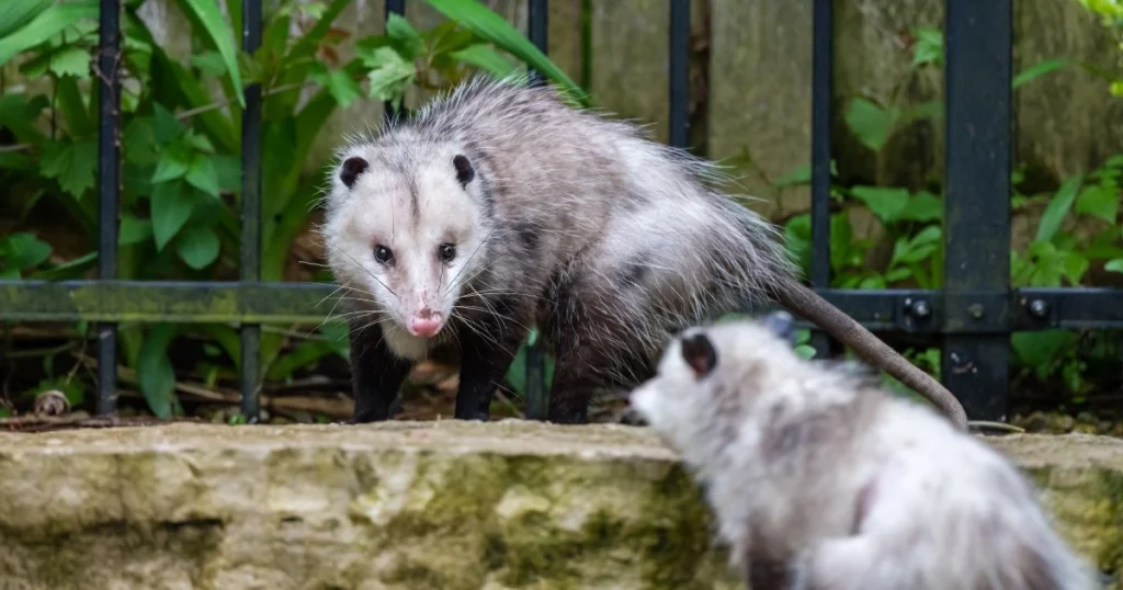 male vs female opossum anatomy