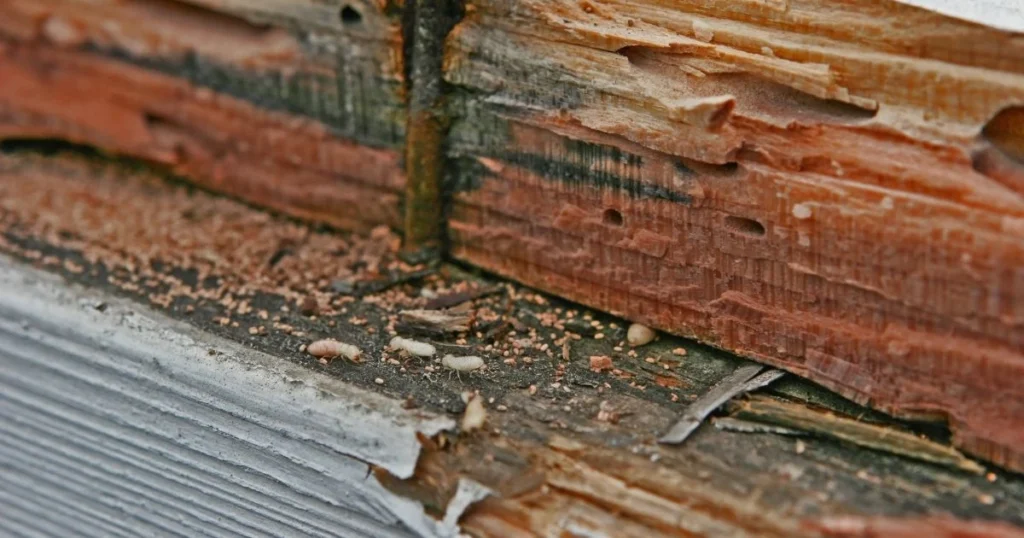 what do termites look like in wood