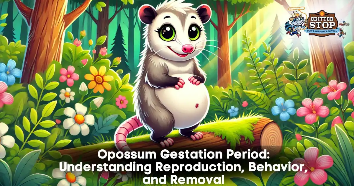 opossum gestation period