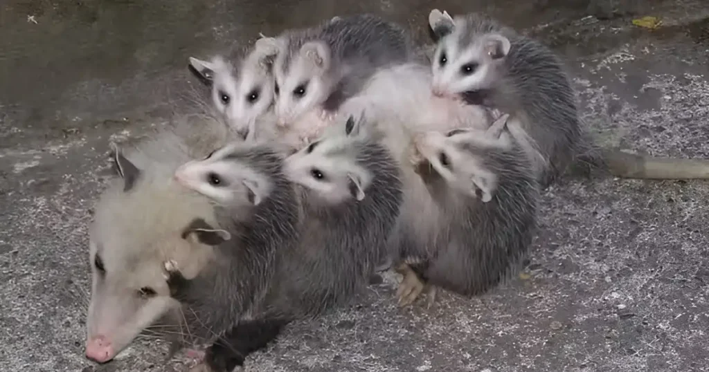 opossum pregnancy length