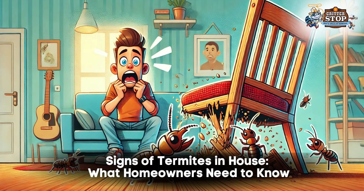 signs of termites in house