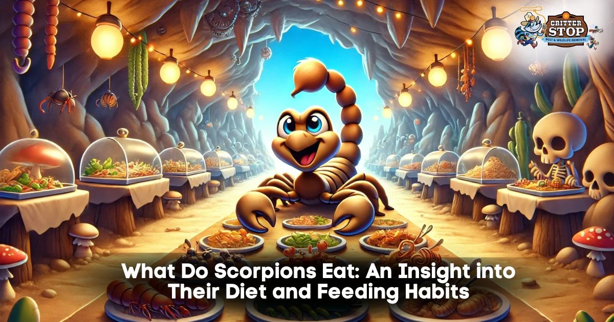 what do scorpions eat