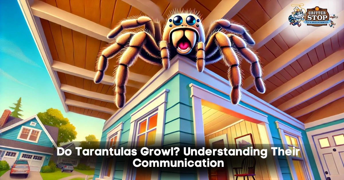 do tarantulas growl