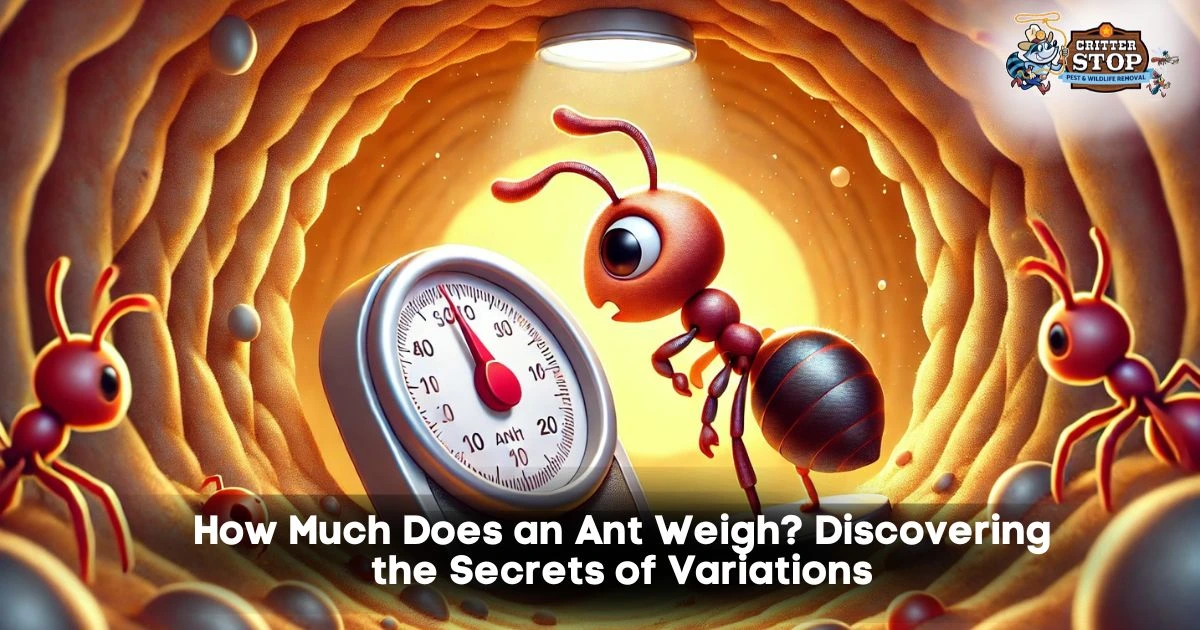 how much does an ant weigh