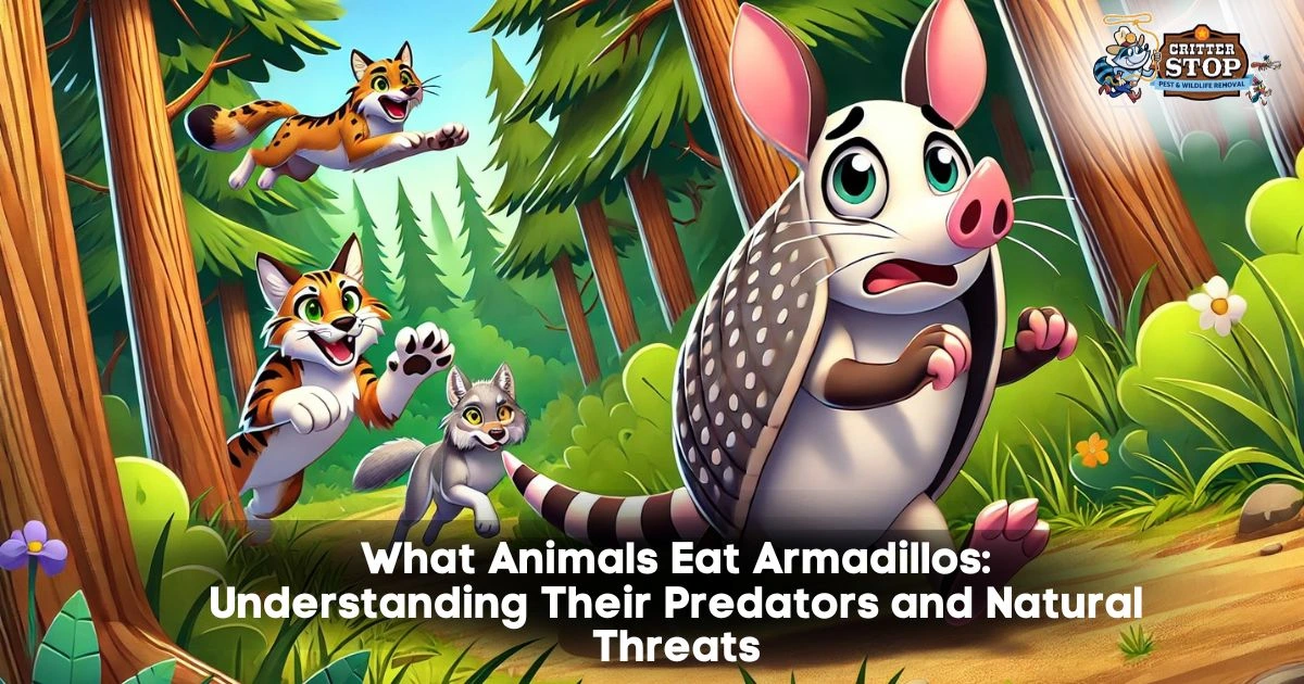 what animals eat armadillos