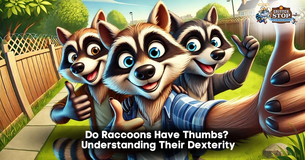 do racoons have thumbs