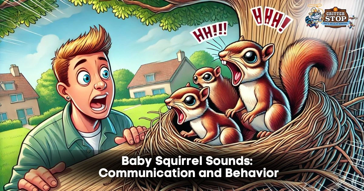 baby squirrel sounds