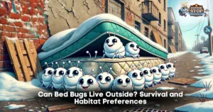 can bed bugs live outside