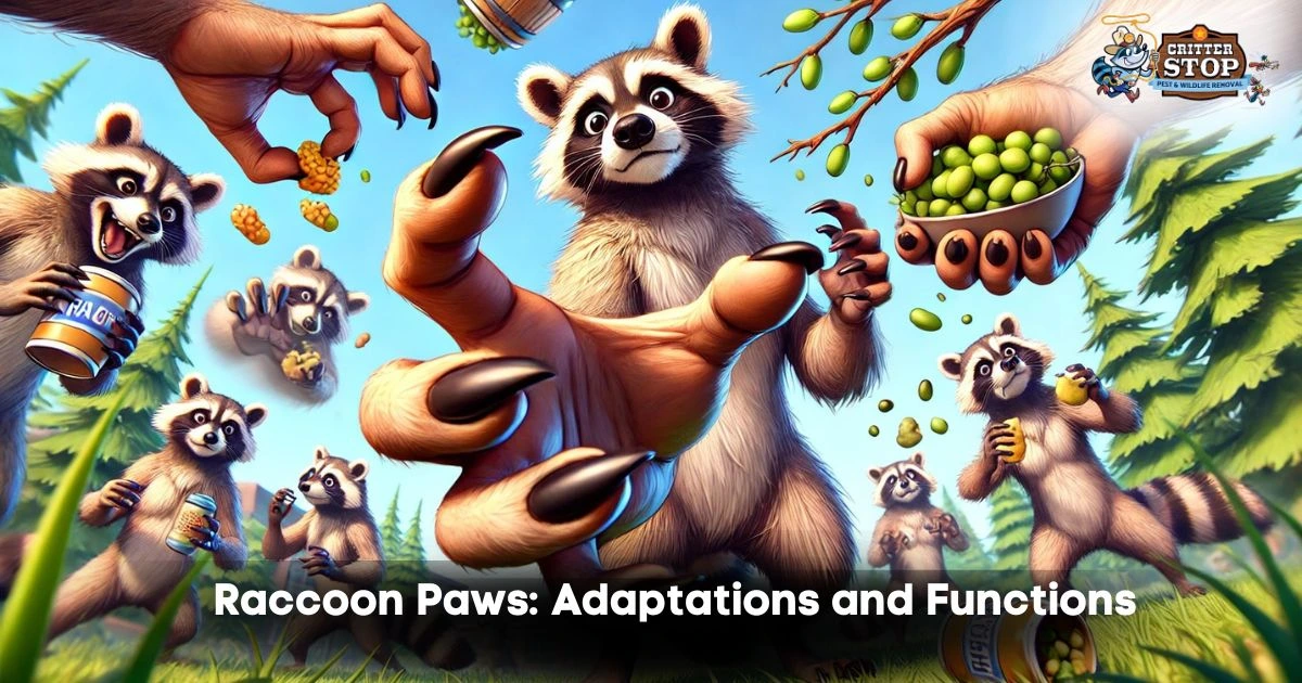 racoon paws