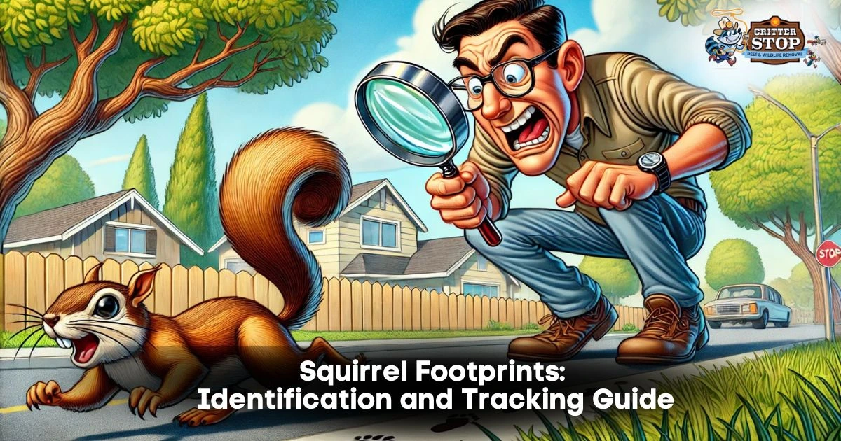 squirrel footprints