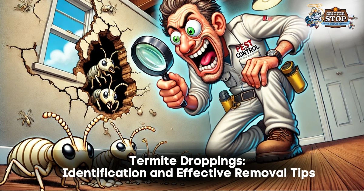 termite droppings