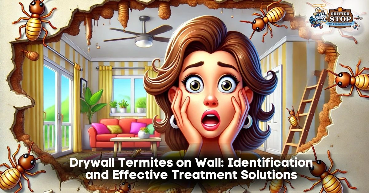 drywall termites on wall