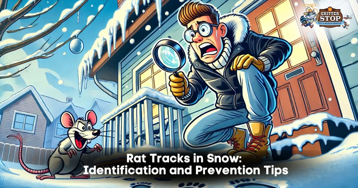 rat tracks in snow