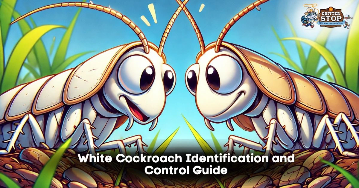 white cockroach