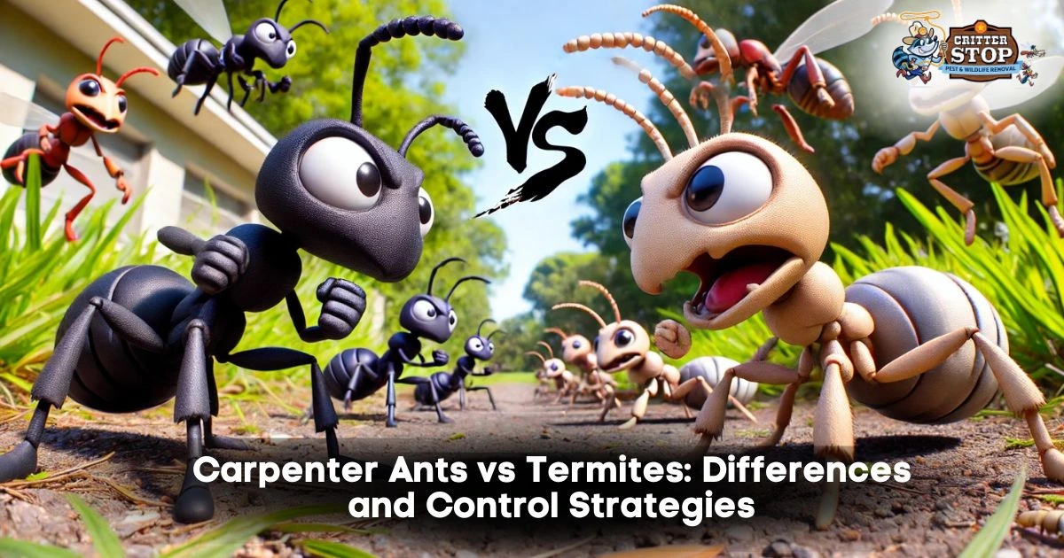 carpenter ants vs termites