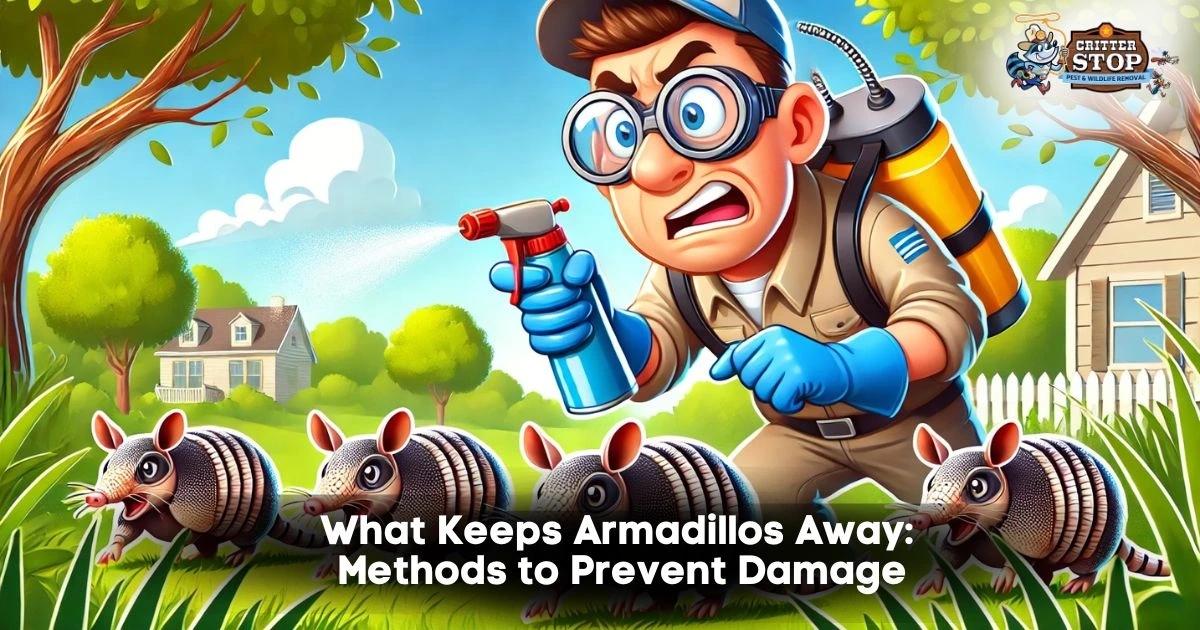 what keeps armadillos away