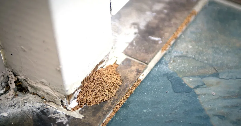 termite droppings