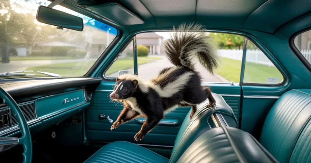 skunk smell in car