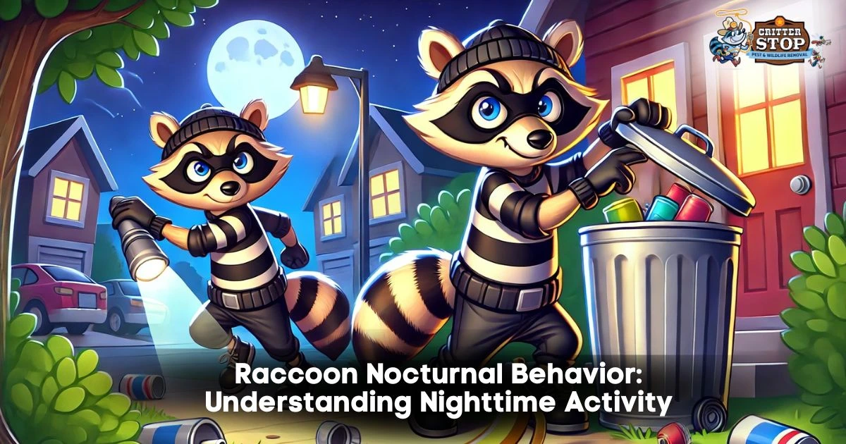 raccoon nocturnal behavior