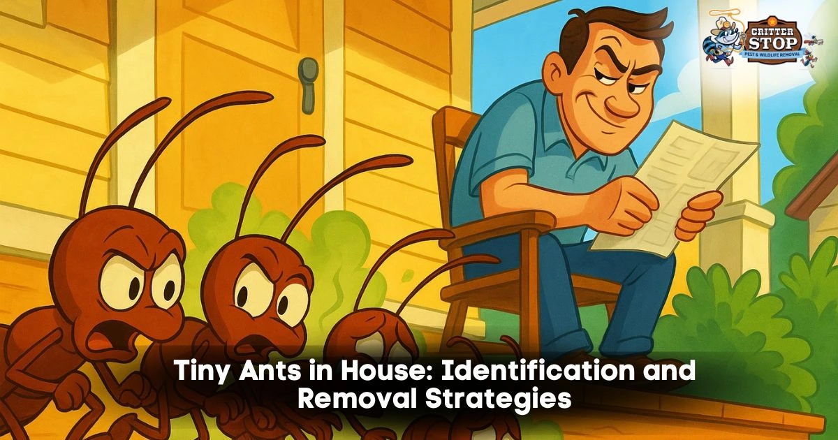 tiny ants in house
