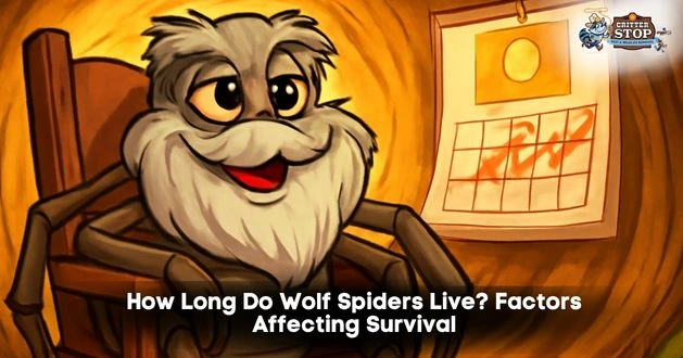 how long do wolf spiders live