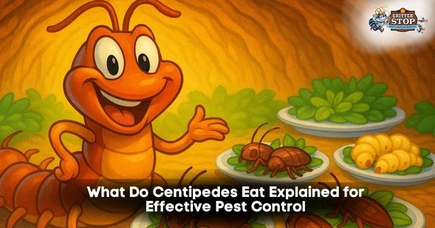 what do centipedes eat