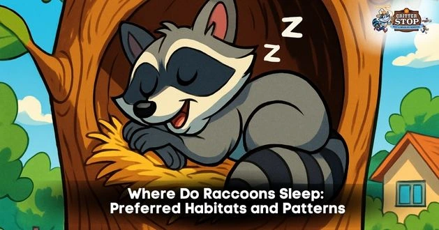 where do raccoons sleep
