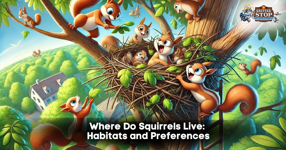 where do squirrels live
