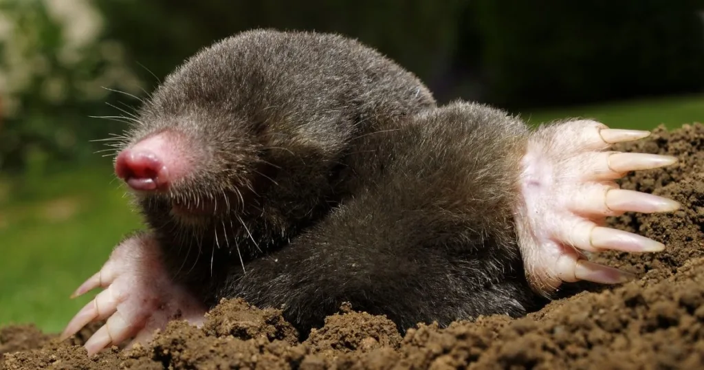 do moles bite
